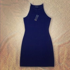 GREYLIN Mini black/silver Metallic Bodycon Dress